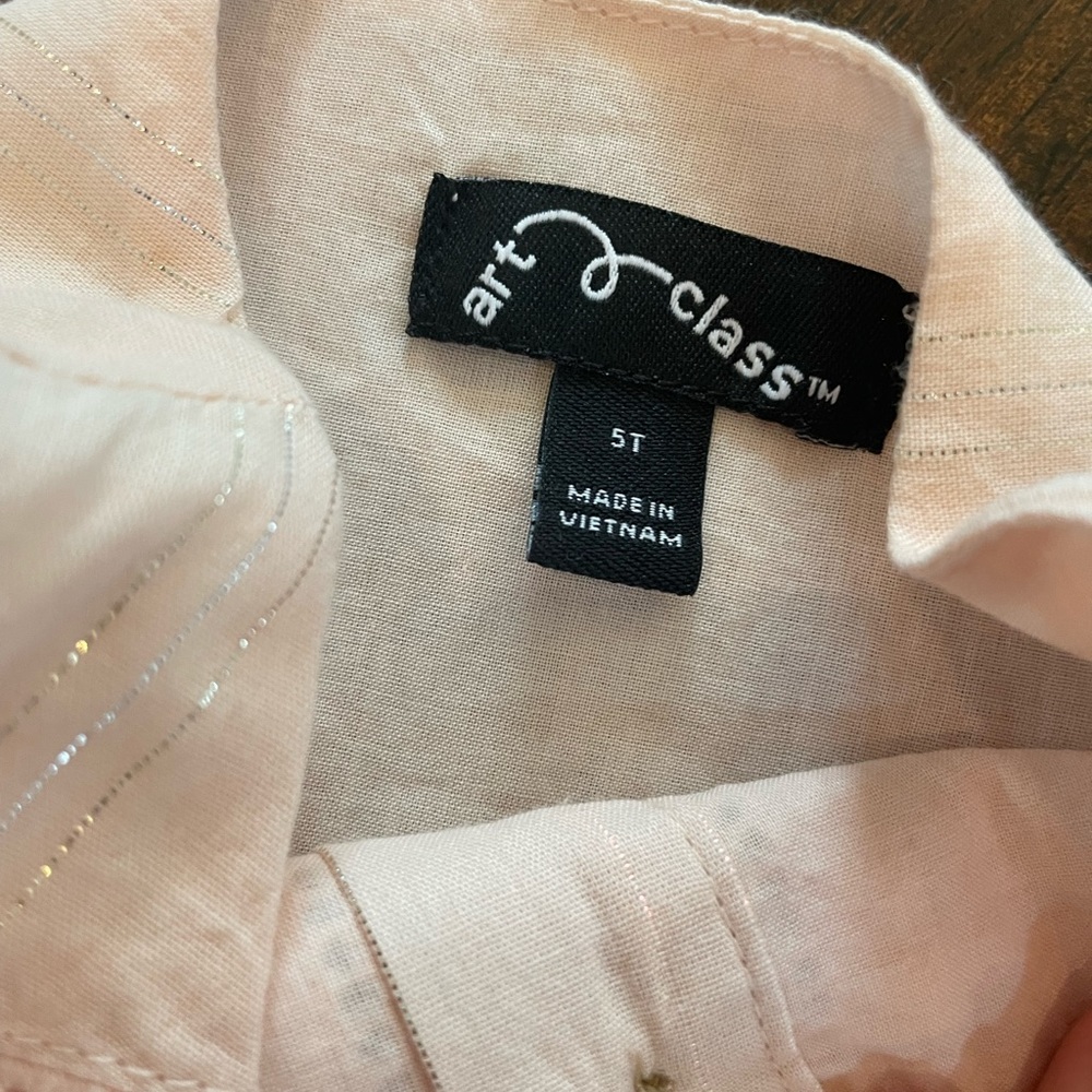 Art Class size 5T pale peach dress